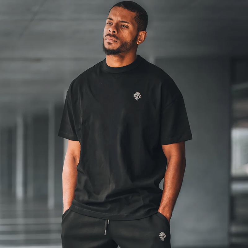 PRiDEorDiE fearless oversize T-Shirt -black